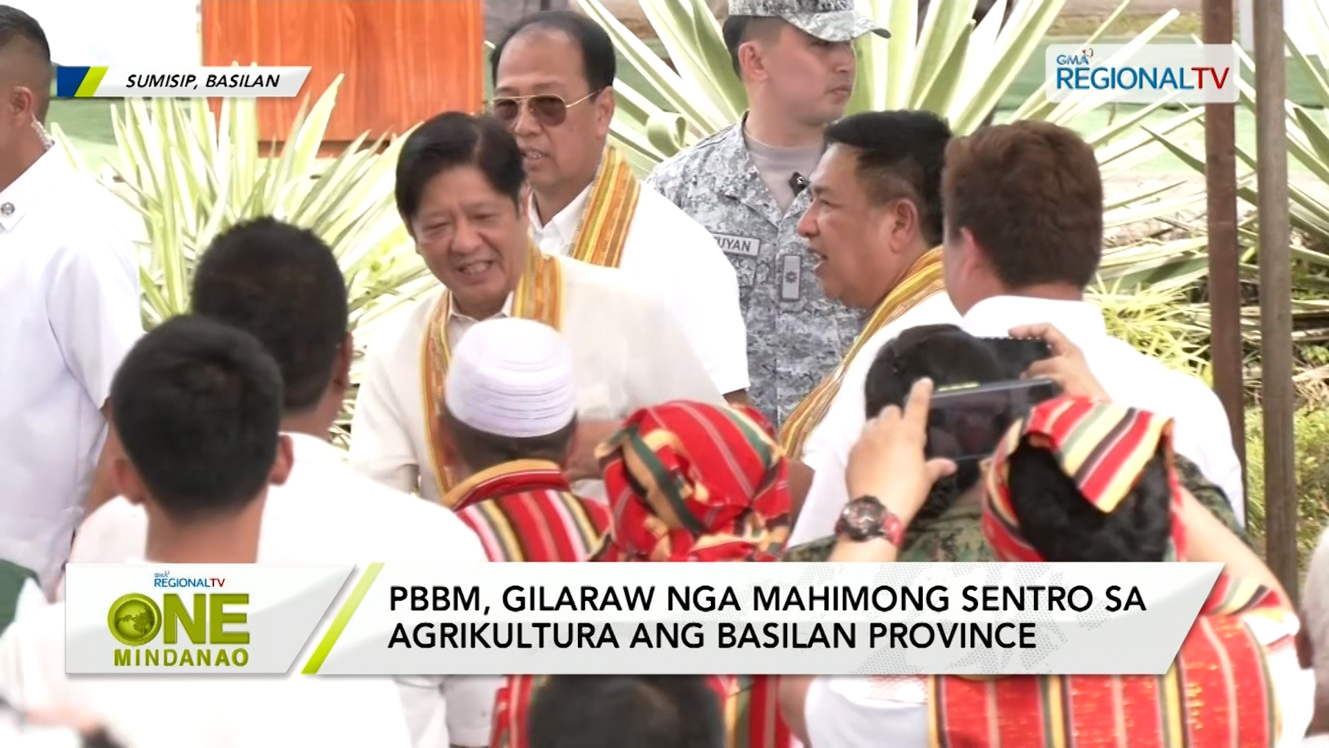PBBM, gilaraw nga mahimong sentro sa agrikultura ang Basilan Province